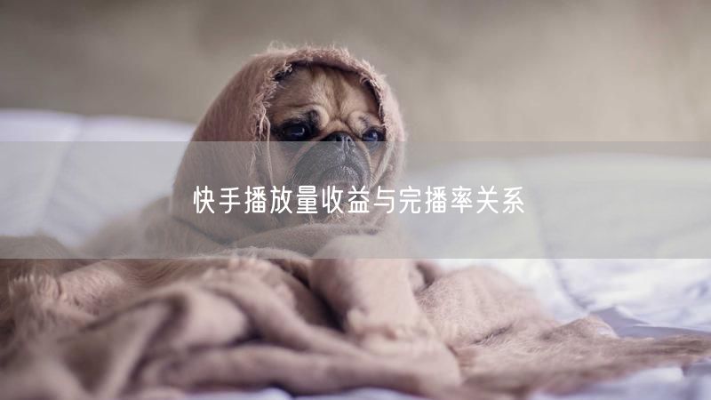 快手播放量收益与完播率关系