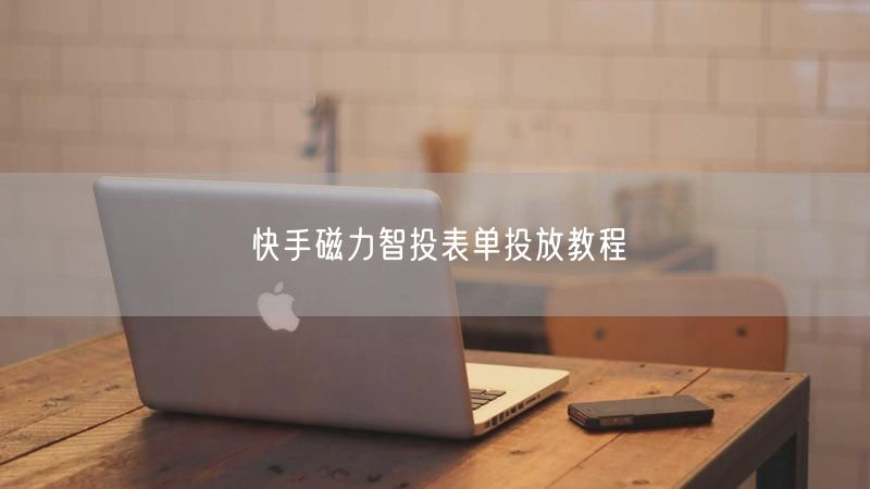 快手磁力智投表单投放教程